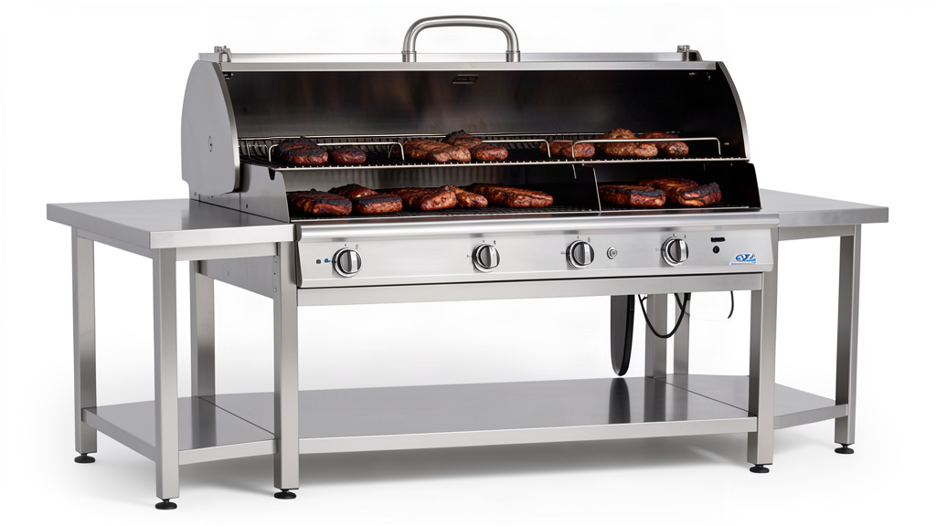 BBQ / chargha grills (SS, charcoal-gas)